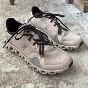 On Cloud X 3 Heather Pink Running Shoes